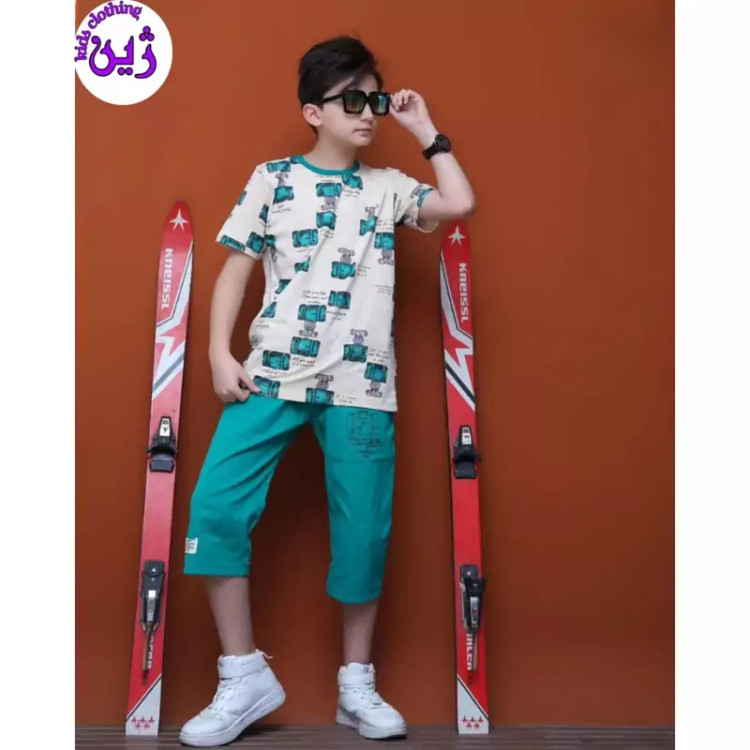 ست تیشرت شلوارک کوآلا سایز50تا65