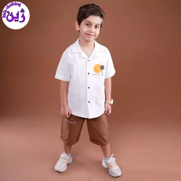 ست تیشرت شلوارک ایسلند سایز40 تا55