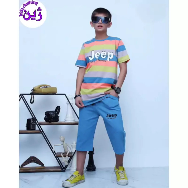 ست تیشرت شلوارک جیپ سایز 60 و 65