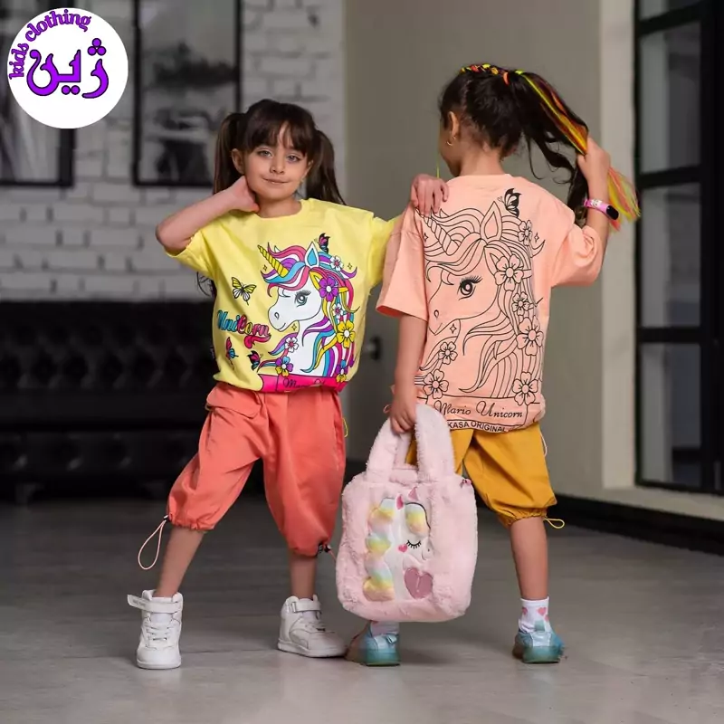 ست تیشرت شلوارک تکشاخ سایز 35 تا 50
