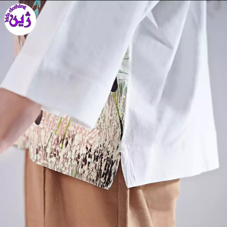 ست کراپ شلوار دختر سرخپوست سایز45تا65