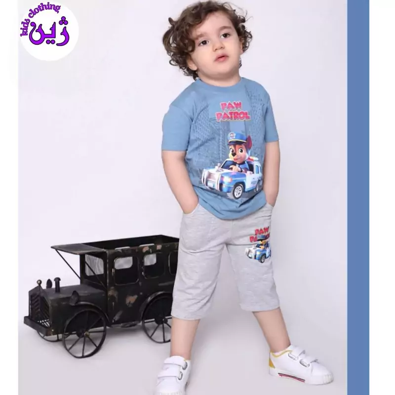 ست تیشرت شلوارک سگ نگهبان سایز 35و40