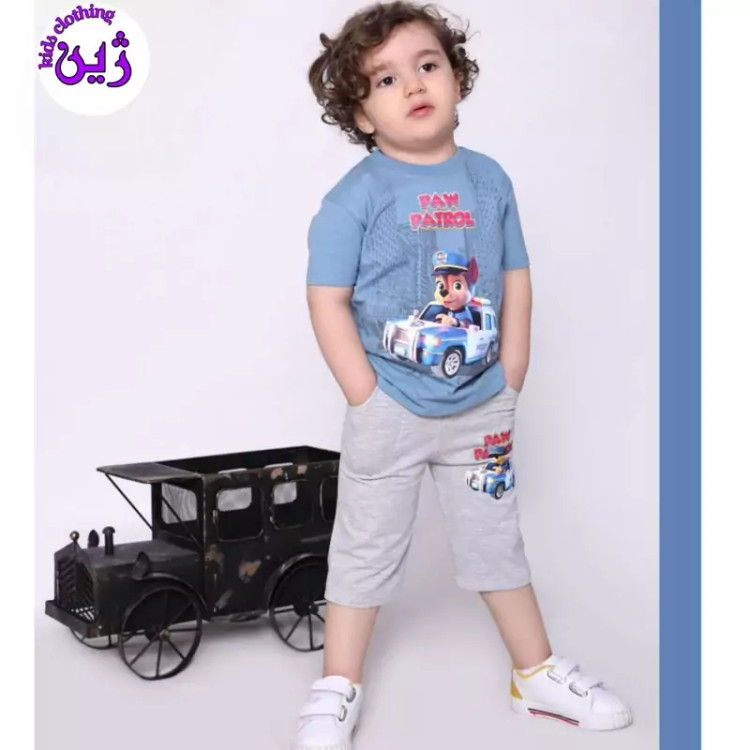 ست تیشرت شلوارک سگ نگهبان سایز 35و40