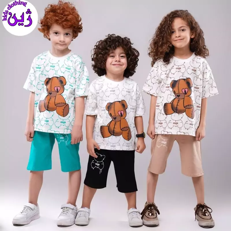 ست تیشرت شلوارک مستربین سایز 35 تا 50