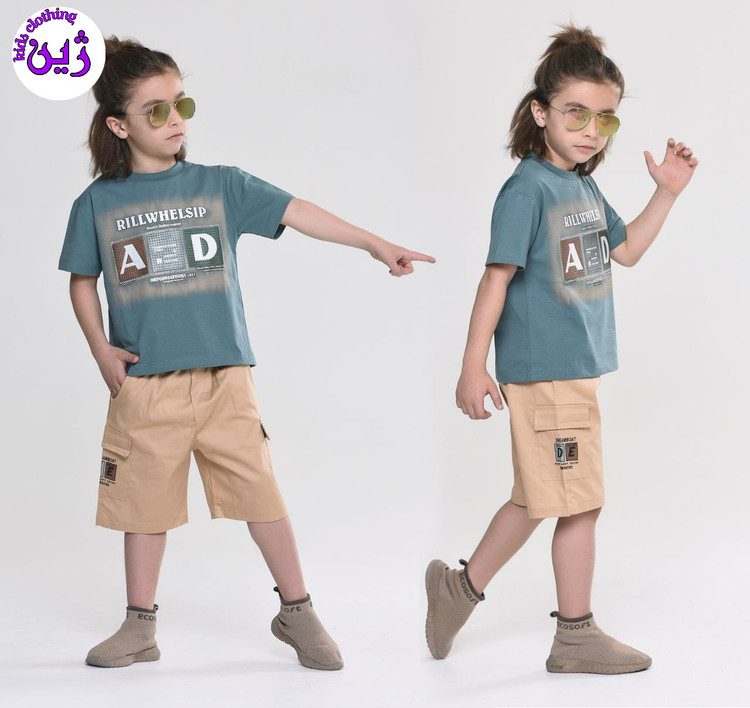 ست تیشرت شلوارک ADسایز۵۰تا۶۰