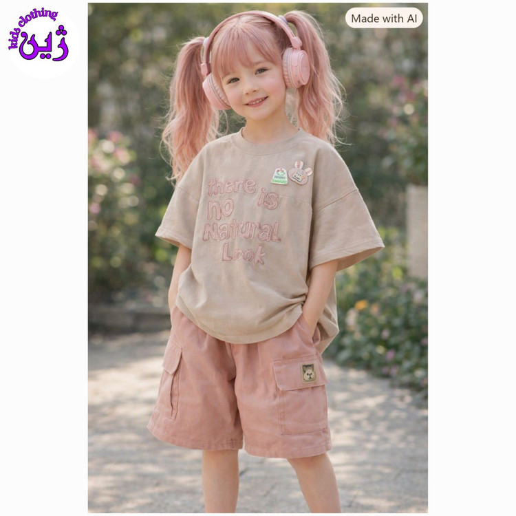 ست تیشرت شلوارک خرگوش لوکی سایز۳۵تا۵۰