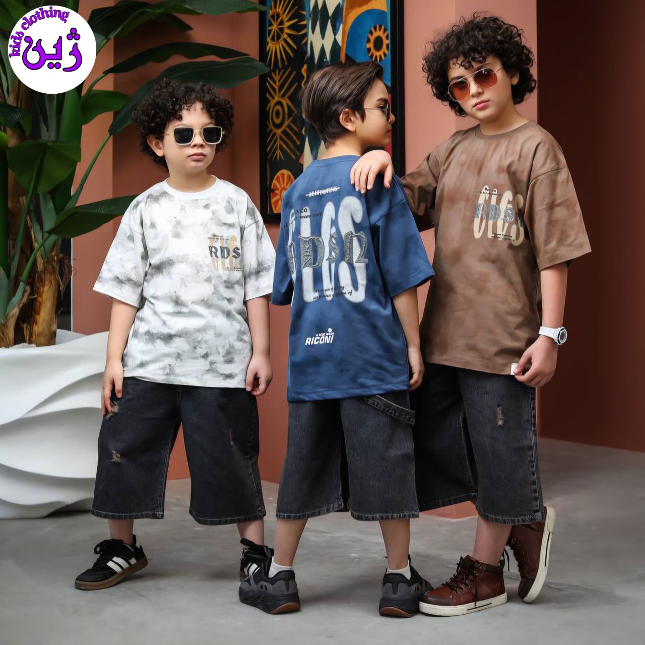 ست تیشرت شلوارک سایه سایز۵۰تا۶۵